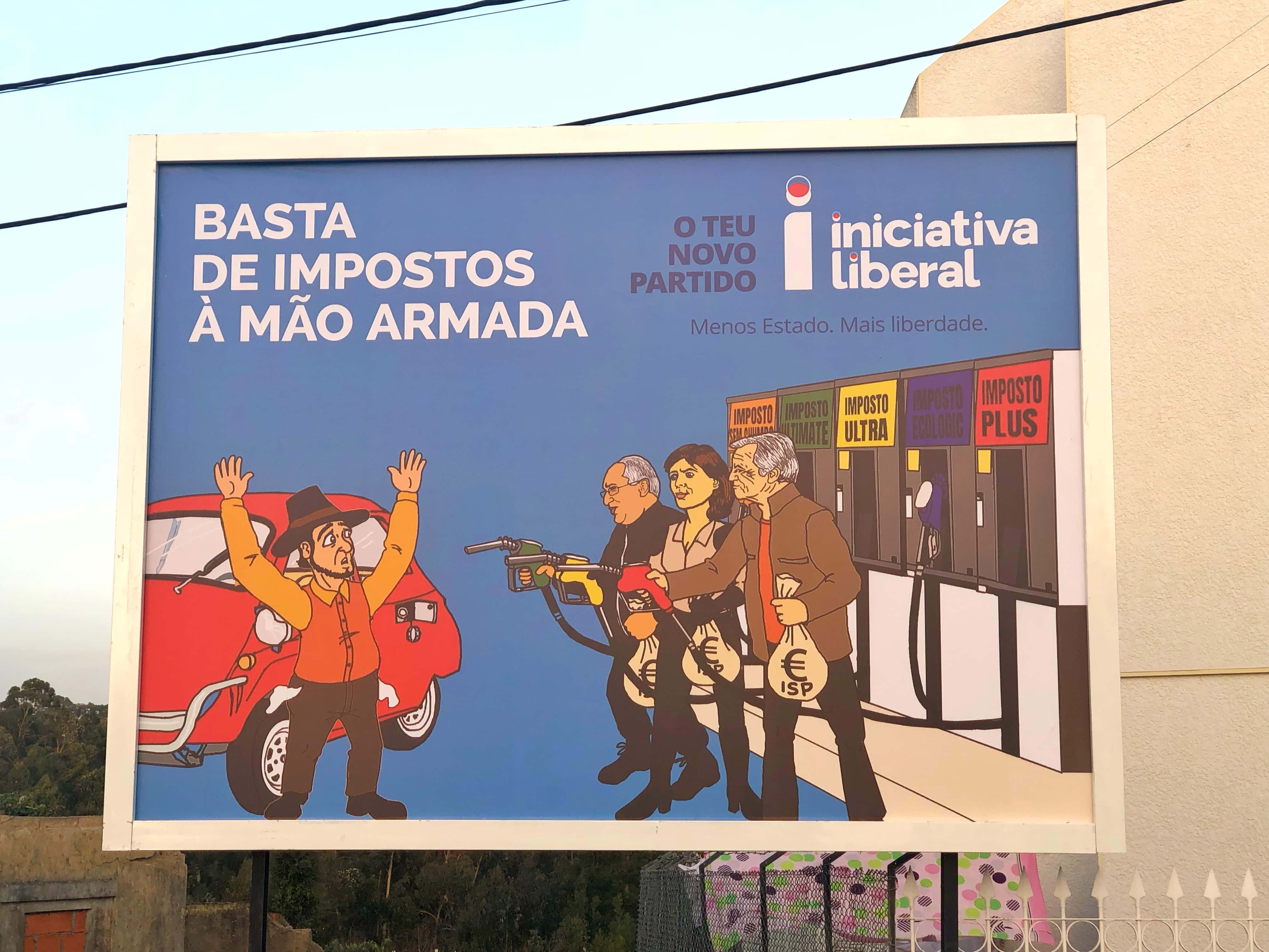 Novo cartaz em Aveiro | Iniciativa Liberal